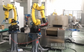 NMT-ZN-631疫苗玻璃瓶特殊涂層工藝,預熱+固化自動化對接隧道爐烘烤線(蘇州?？松?